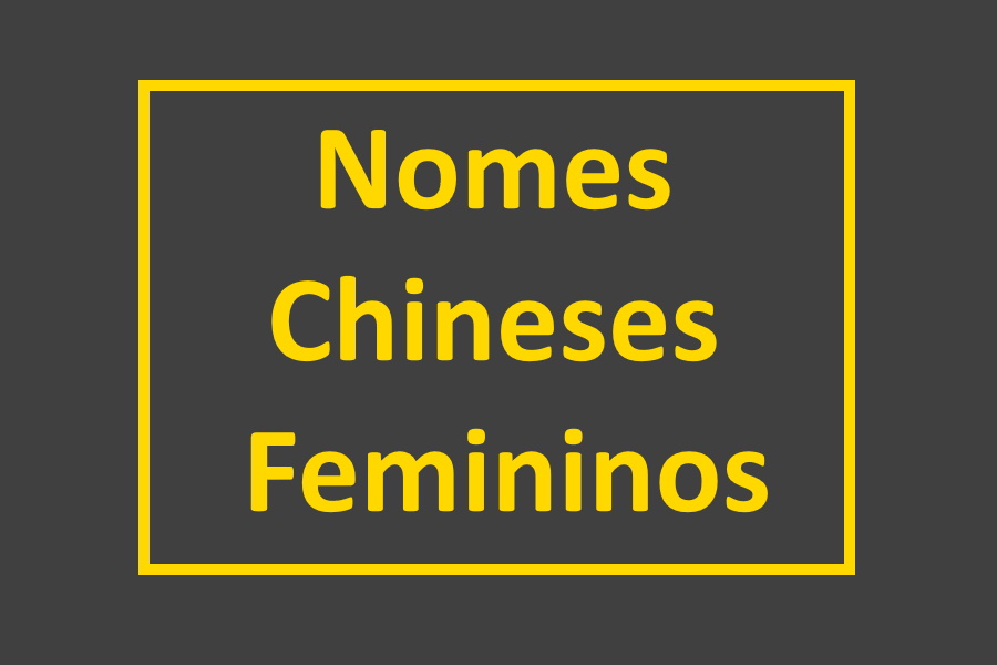 Nomes Chineses Femininos